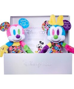 Disney 100 Jahre Mickey und Minnie Mouse 33 cm Set-2 Zertifikat