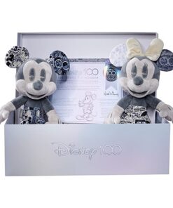 Disney 100 Jahre Mickey und Minnie Mouse 33 cm Zertifikat
