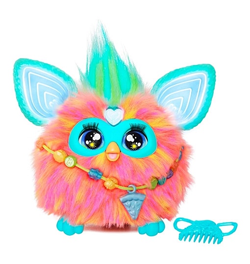 Furby interaktives Plüschspielzeug (orange) Deutsch 15 cm