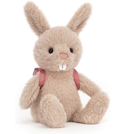 Jellycat Kuscheltier Amuseable Hase mit Rucksack 22 cm