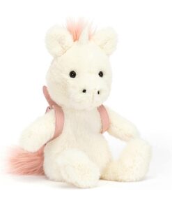 Jellycat Kuscheltier Einhorn mit Rucksack 22cm