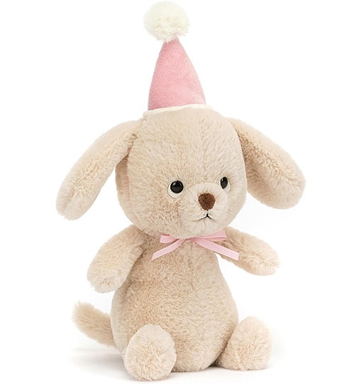 Jellycat Kuscheltier Jollipop Welpe mit Mütze 22cm