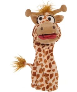 Living Puppets Handpuppe Giraffe Quasselwurm 39 cm