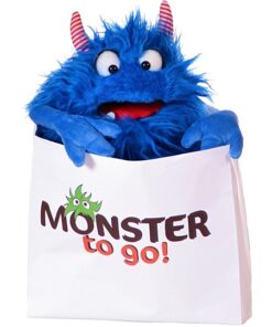 Living Puppets Handpuppe Schmackes Monster to go 35 cm