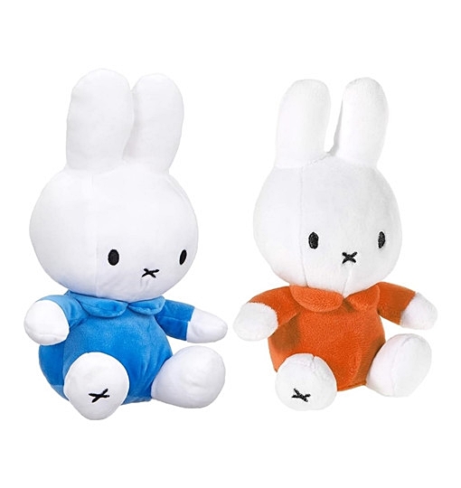 MIFFY Plüschfiguren blau & ornge M 25 cm