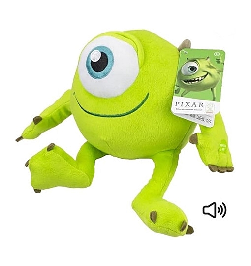 Mike Glotzkowski Plüsch mit Sound aus Die Monster AG Offizieller Disney Store 26 cm