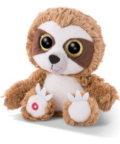 NICI 46616 Glubschis Kuscheltier Faultier Heywood 15cm, flauschiges Plüschtier mit großen Glitzeraugen, süßes Stofftier für Kinder und Kuscheltierliebhaber