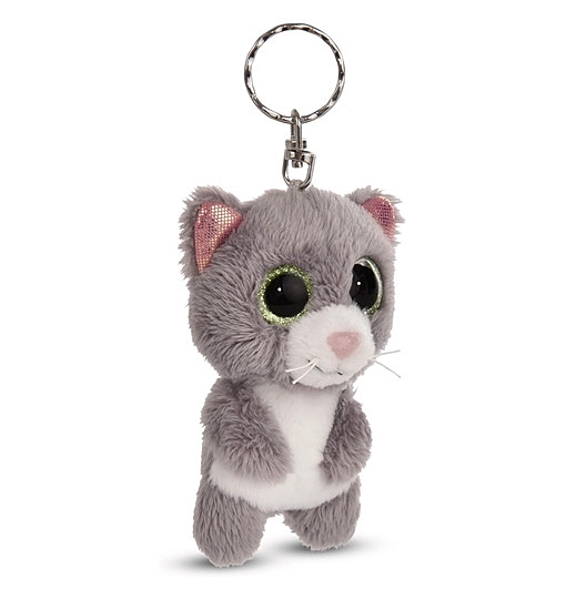 NICI 48692 GLUBSCHIS Schlüsselanhänger Katze Felinja Green 9cm