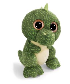 NICI 48922 Kuscheltier GLUBSCHIS Dino Tyrannosaurus Rex Xert 15cm grün schlenkernd-Nachhaltiges Stofftier aus weichem Plüsch