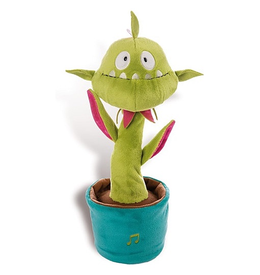 NICI Funny Flowers Pflanze Gisela mit Tanz-und Musikfunktion grün 32 cm 49089