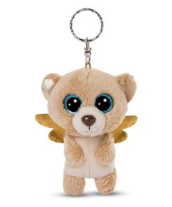 NICI Glubschis Schlüsselanhänger Bär Glowy Bombo "Schutzengel" braun 9 cm ‎47831
