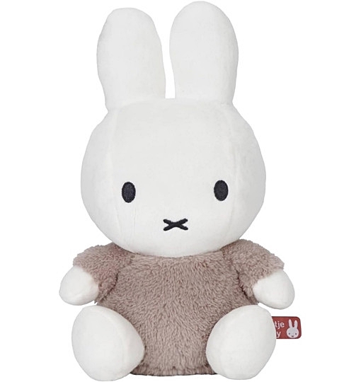 Pioupiou et Merveilles Miffy Fluffy Taupe Plüsch 25 cm