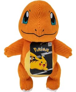 Pokémon Glumanda Kuscheltier in Cord 20 cm PKW2392 Offiziell lizenziertes Plüschfigur