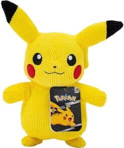 Pokémon Pikachu Kuscheltier in Cord 20 cm PKW2389 offizielles Pokémon Plüsch