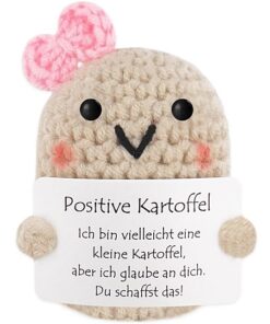 Positive Potato Kreative Strickwolle Kartoffel Mutmacher 8.5 cm Deutsch