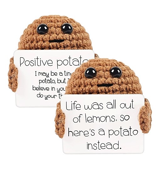 Positive Potato Pocket Hug Positive Kartoffel mini 2 Stück 4 X 4.5 cm