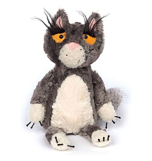 SIGIKID 39307 Bad Cat Beasts Town grau weiß 34cm