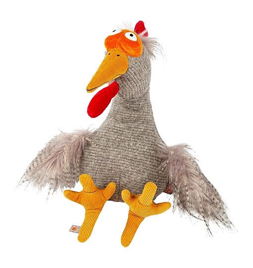 Sigikid 42984 Chilling Chicken Kuscheltier Plüschtier Kikeriki 35cm
