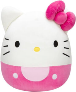 Squishmallows Hallo Kitty Pink 30 cm ‎‎SQK1283 Offizielles Kuscheltier