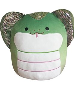 Squishmallows Khaled die Kobra 35 cm SQUIF36SN Offizielles Kuscheltier