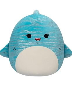 Squishmallows Lamar der Walhai 30 cm SQCR02408 Offizielles Kuscheltier