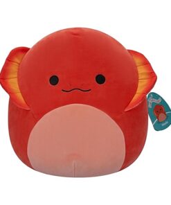 Squishmallows Maxie die rote Kragenechse 30 cm SQCR05415 Offizielles Kuscheltier