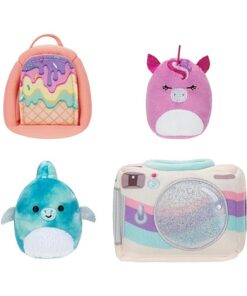 Squishville Wochenend Ausflug Zwei Mini Squishmallows mit Zubehör