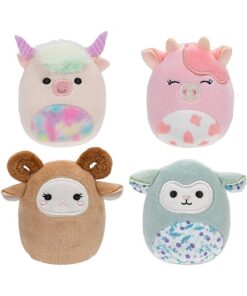 Squishville Scheunen Squad Mini Squishmallows 5 cm SQM0506 4er Pack