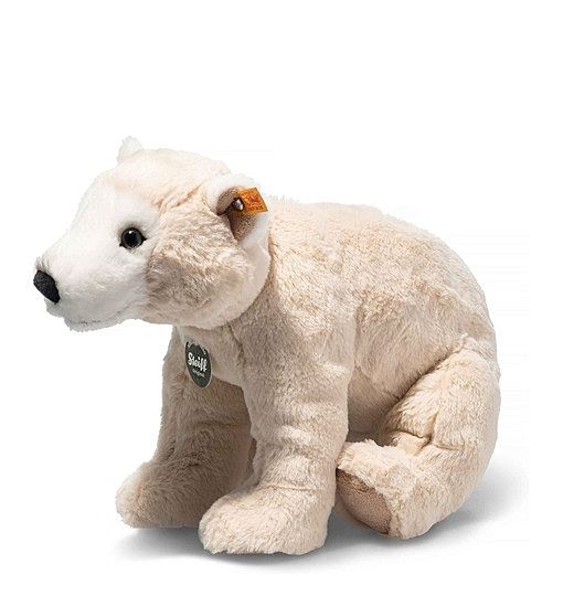 Steiff 062575 Teddies for Tomorrow Siro Eisbär 30cm, Creme sitzend