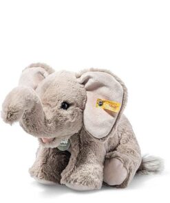 Steiff 065163 Teddies for Tomorrow Edie Elefant 24cm, grau sitzend