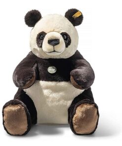 Steiff 067877 Teddies for Tomorrow Pandi Big Panda 40cm, schwarz weiss