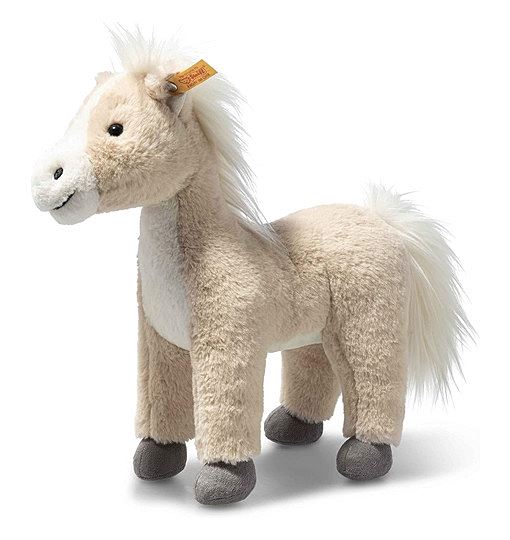 Steiff 074318 Soft Cuddly Friends Gola Pferd 27cm, beige stehend