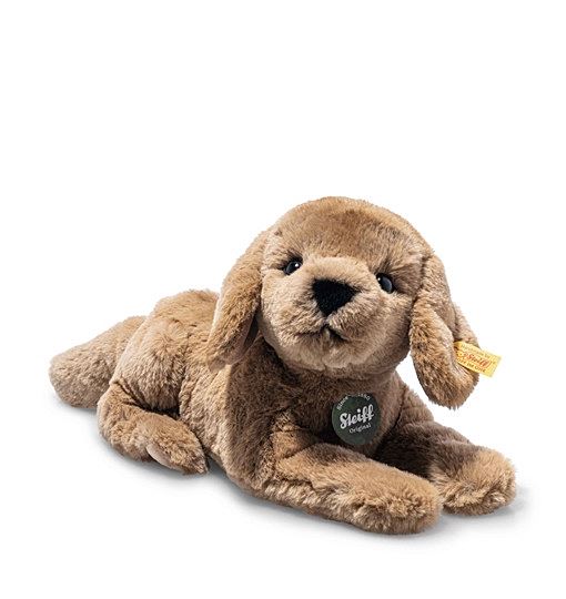 Steiff 076886 Lenny Labrador - 23 cm - Kuscheltier - braun liegend