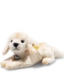 Steiff 076893 Lenny Labrador - 23 cm - Kuscheltier - blond liegend