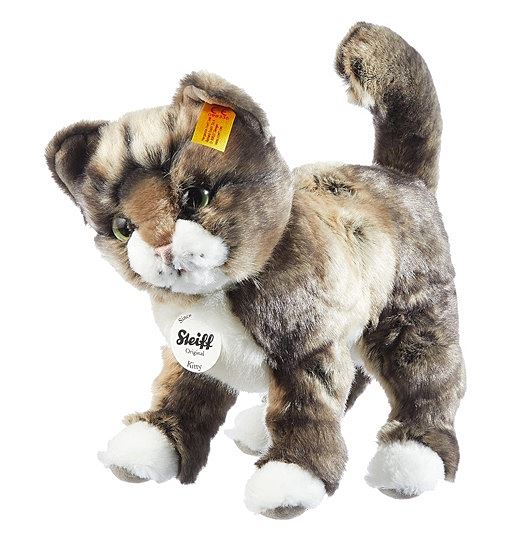 Steiff 099335 Kitty Katze, Hellgrau, 25 cm