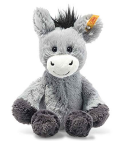 Steiff Kuscheltier Esel Dinkie, Süßes Stofftier 20 cm