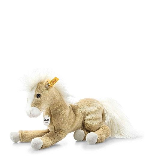 Steiff Kuscheltier Pferd Schlenker-Pony Dusty, 26 cm, Beige, 122149