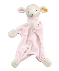 Steiff Träum-süß-Lamm Schmusetuch - 30 cm -rosa 239632