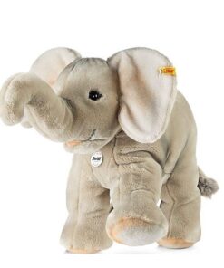 Steiff Trampili Elefant - 45 cm - Kuscheltier für Kinder - Plüschelefant - weich & waschbar - grau - 064043
