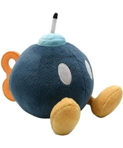 Super Mario Bob-Omb Plüsch Figur 12 cm Offizielles Kuscheltier