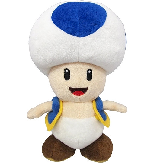 Plüsch Figur Blauer Toad 20 cm