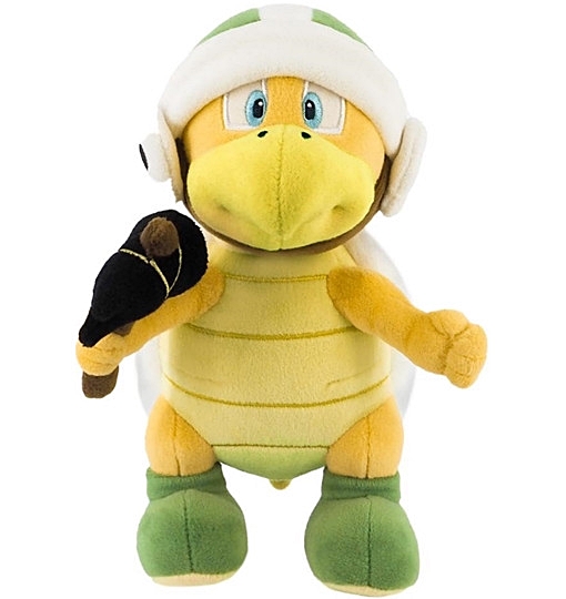 Super Mario Plüsch Figur Hammer Koopa 21 cm Offizielles Kuscheltier