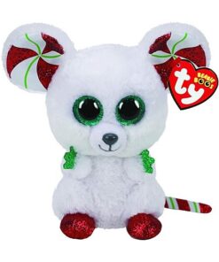 TY Beanie Boos Maus Chimney weiß/bunt 15 cm 36239