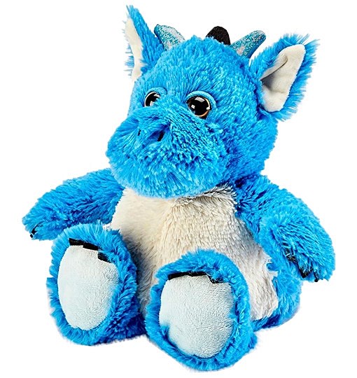 Warmies® Wärmekissen Kuscheltier Blauer Drache 22 cm