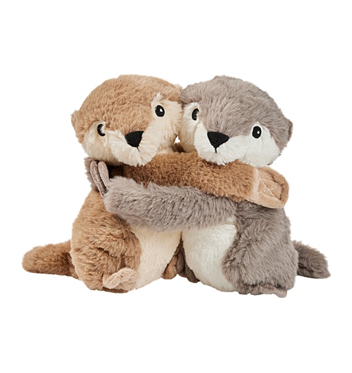 Warmies® Wärmekissen Kuscheltier Hugs Otter 21 cm 2er Set