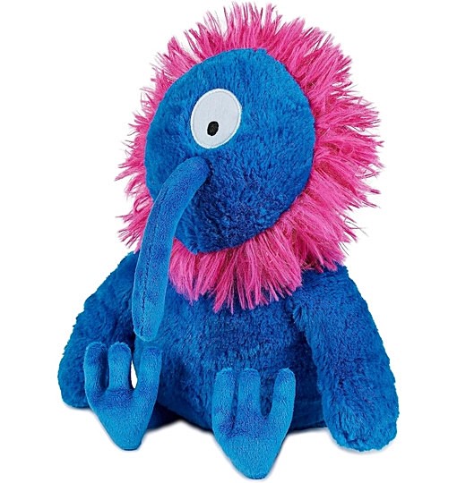 Warmies® Wärmekissen Kuscheltier hellblaues Monster 35 cm