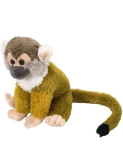 Wild Republic 11912 Plüsch Totenkopfäffchen Cuddlekins Kuscheltier, Plüschtier, 20cm