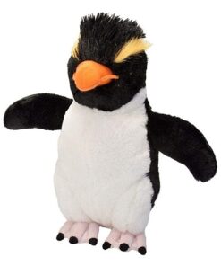 Wild Republic Cuddlekins Felsenpinguin, Stofftier, Spielzeug aus Recyclingmaterial, 30 cm