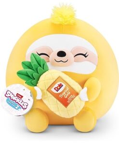Zuru Snackles Kuscheltier Sandy das Faultier mit Dole Ananas 20 cm