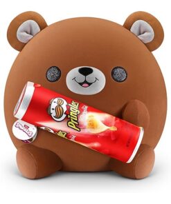 Zuru Snackles Kuscheltier Terry Teddybär mit Pringles Chips 35 cm